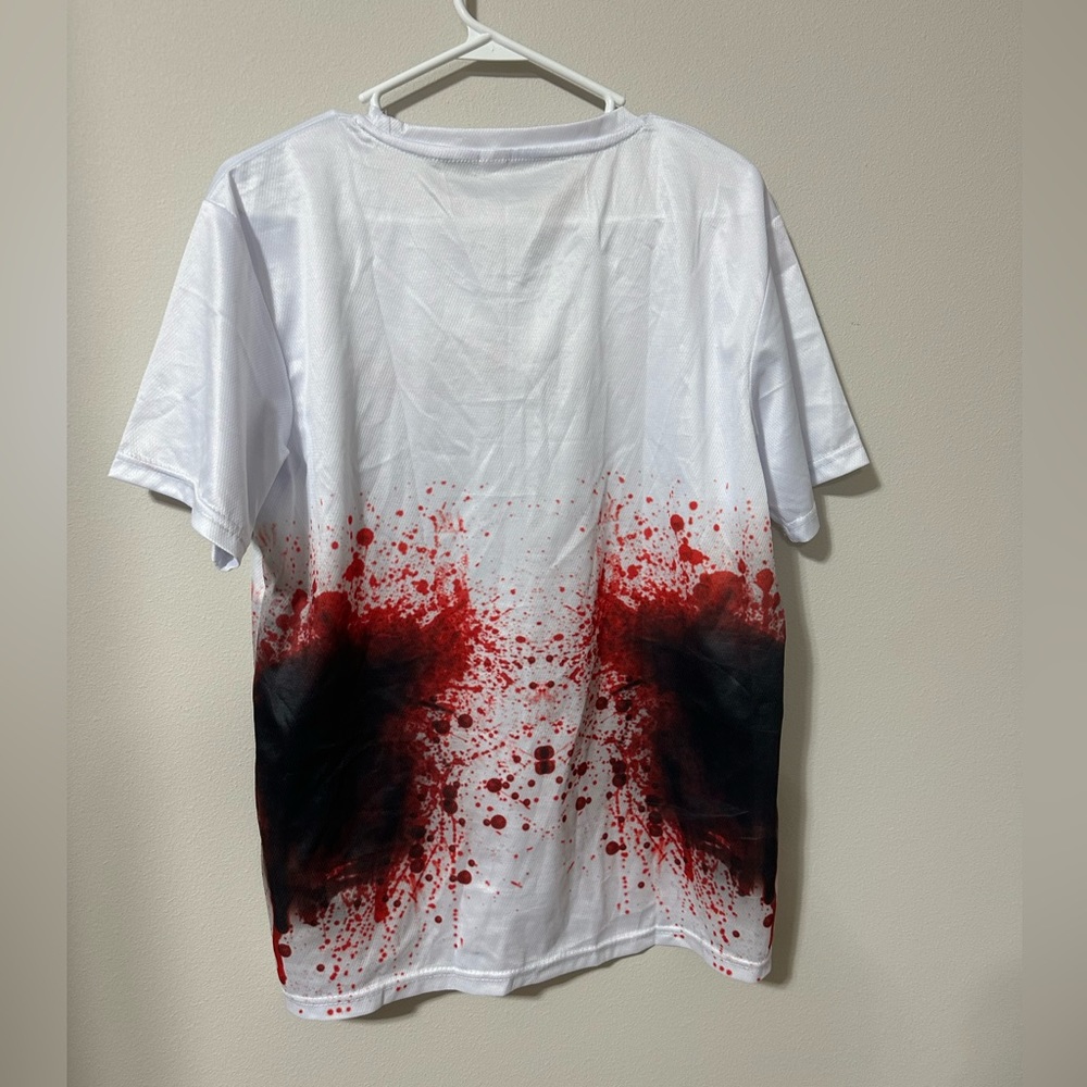 Funny horror, bloody T-shirt I’m fine Halloween tee - Picture 3 of 3
